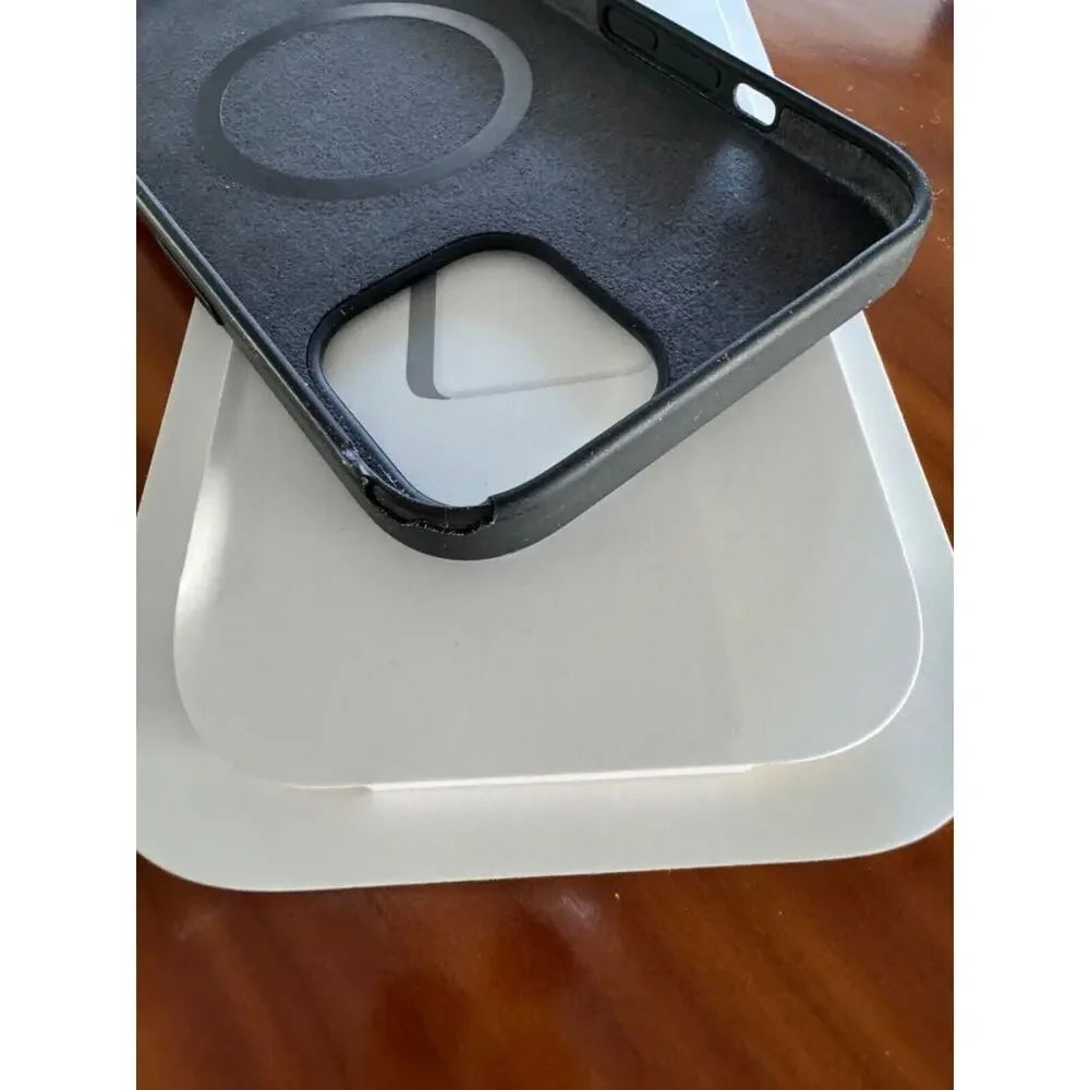 Apple Certified Phone Case Black Silicone for iPhone 12 Pro Max Used